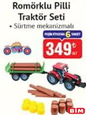 OYUNCAK ROMÖRKLU PİLLİ TRAKTÖR SETİ indirimli fiyat OYUNCAK ROMÖRKLU PİLLİ TRAKTÖR SETİ fiyat ve kampanya bilgisi
